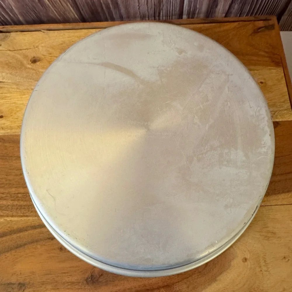 Wilton Cake Pan Set Unisex 8in 14in Silver Round Aluminum 2105-6114 2002 Vintage
